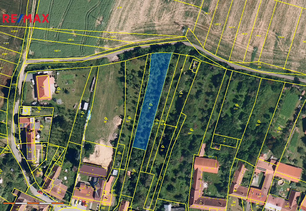 Prodej pozemku pro bydlení, 1030 m2, Újezd u Rosic