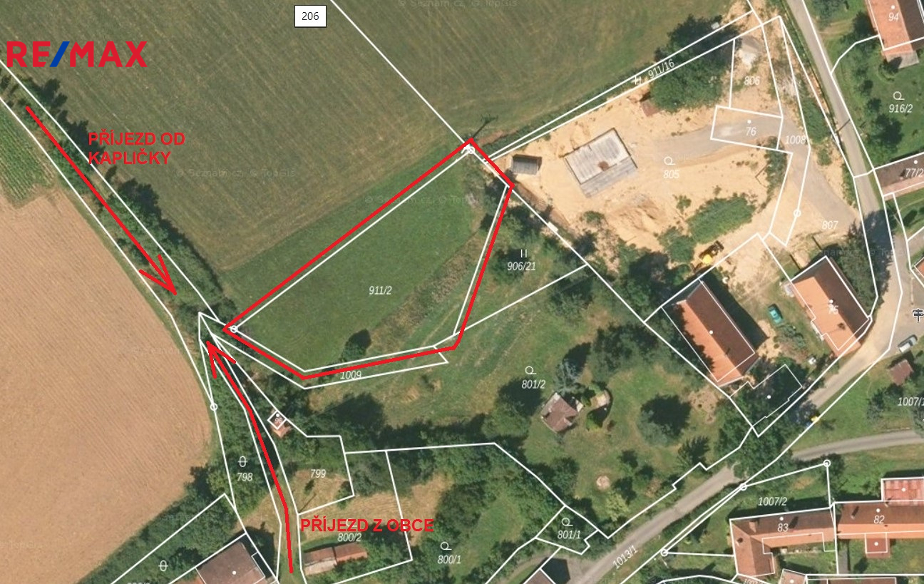 Prodej pozemku pro bydlení, 1335 m2, Velká Buková