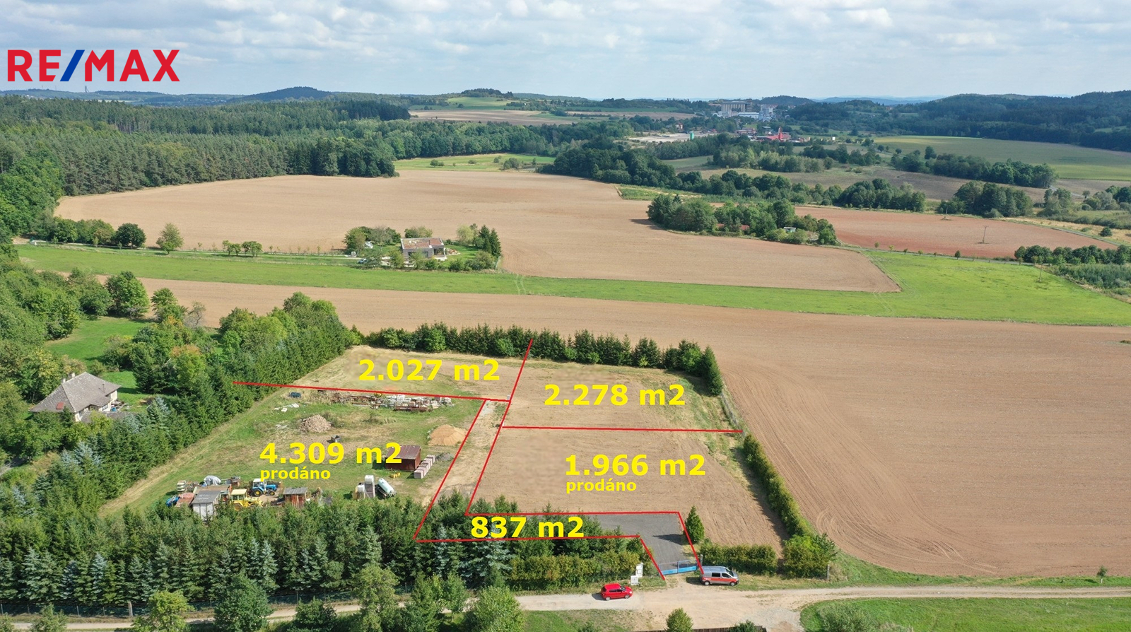 Prodej zahrady, 2027 m2, Lazsko
