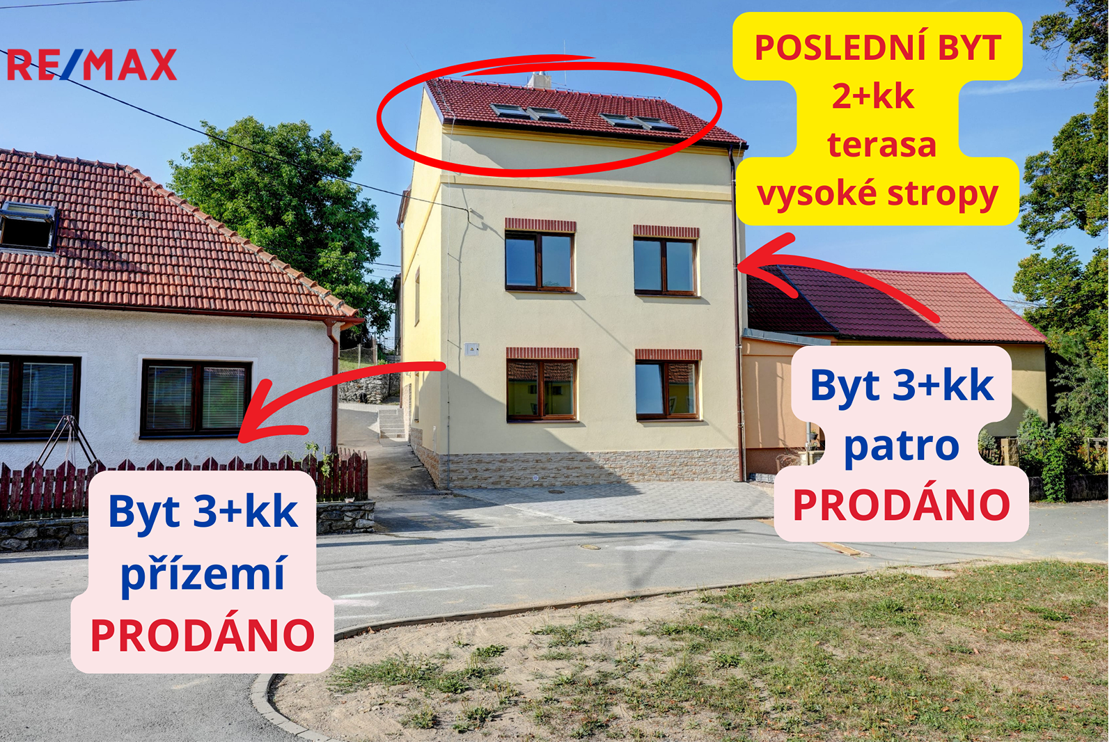 Prodej bytu 2+kk, 64 m2, Vilémovice