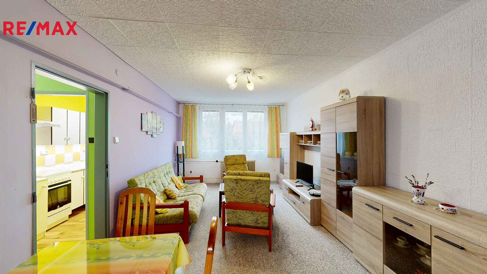Prodej bytu 2+1, 48,45 m2, Černovice