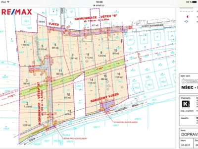 Prodej pozemku pro bydlení, 999 m2, Mšec