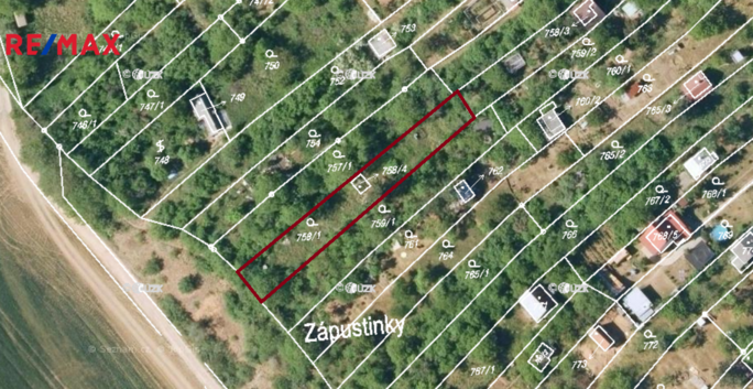 Prodej zahrady, 527 m2, Ostopovice Prodej zahrady, 527 m2, Ostopovice