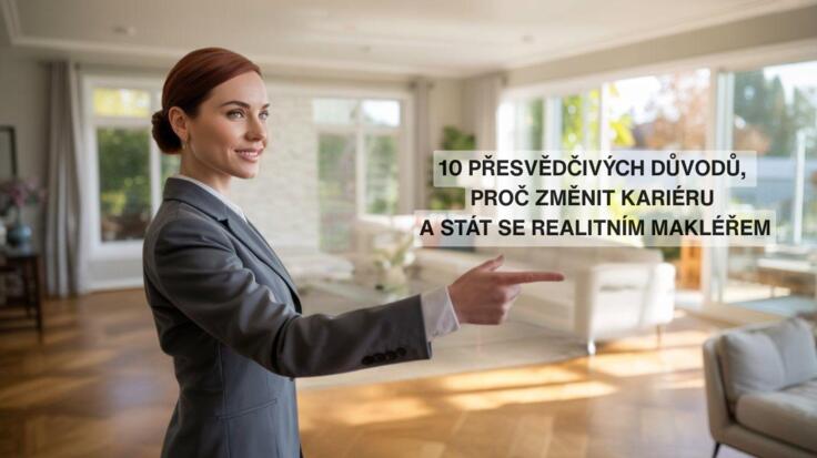 10 přesvědčivých důvodů, proč změnit kariéru a stát se realitním makléřem v roce 2025