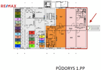 Prodej prostoru kanceláří, 72 m2, Pelhřimov