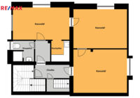 Pronájem prostoru kanceláří, 53 m2, Praha