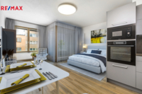 Prodej bytu 1+kk, 43 m2, Pardubice