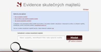 Zápis do evidence skutečných majitelů 