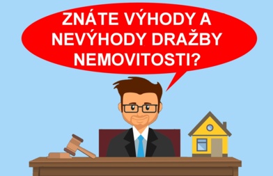 Dražba nemovitosti: výhody a nevýhody 