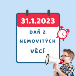 Informace k dani z nemovitých věcí na rok 2023