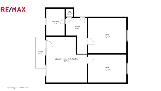 Prodej bytu 3+kk, 84 m2, Valašské Klobouky - obrázek 9