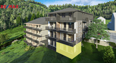 Prodej bytu 2+kk, 50 m2, Merklín