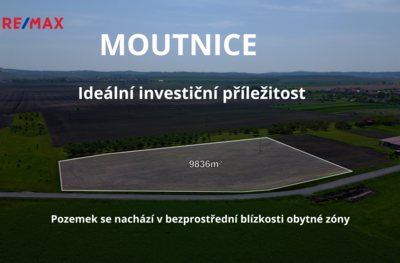 Prodej zemědělského pozemku, 9836 m2, Moutnice