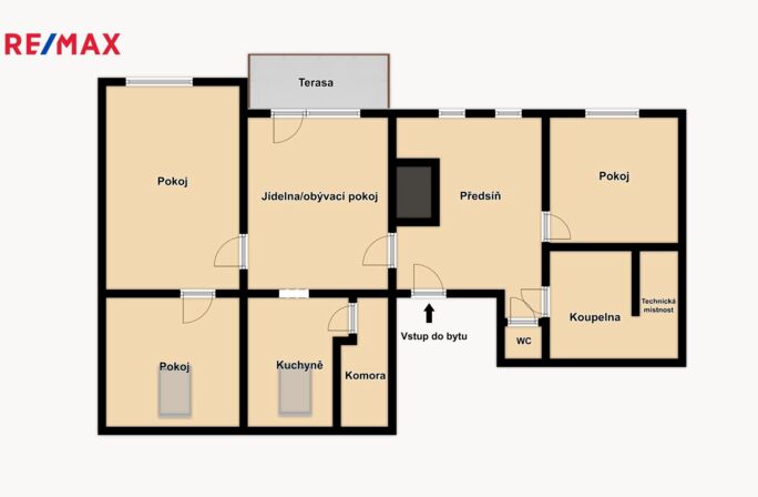 Pronájem bytu 4+1, 82 m2, Blansko - obrázek 15