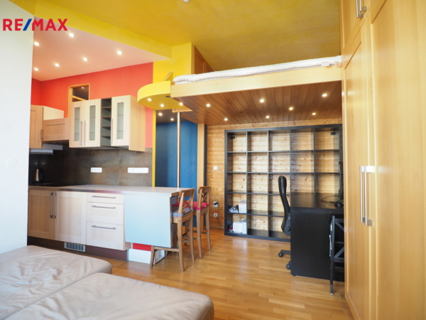 Pronájem bytu 1+kk, 24 m2, Praha