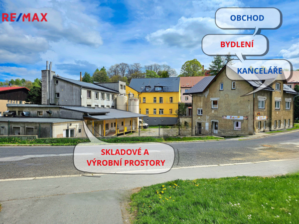 Prodej skladovacího prostoru, 1200 m2, Vejprty