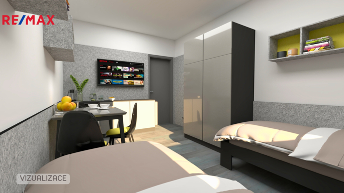 Pronájem bytu 1+kk, 34 m2, Brno - obrázek 3