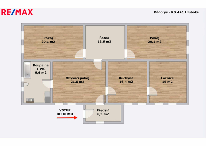 Prodej rodinného domu, 124 m2, Hluboké - obrázek 30