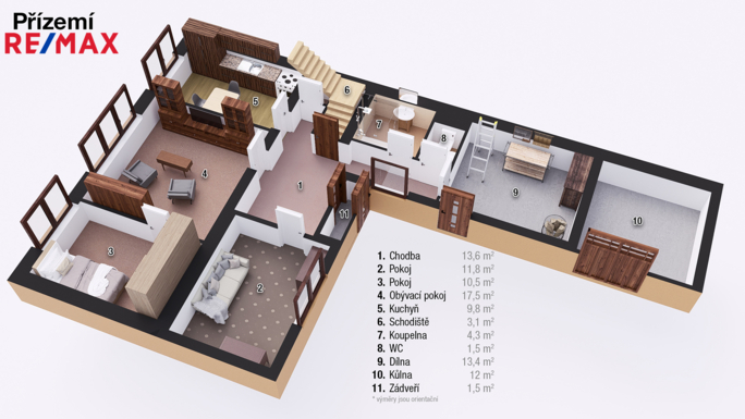 Prodej vícegeneračního domu, 177 m2, Chudčice - obrázek 41