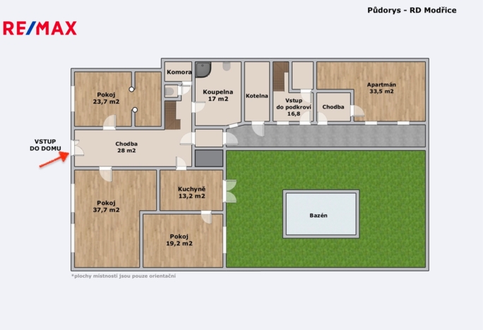 Prodej rodinného domu, 252 m2, Modřice - obrázek 3