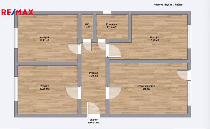 Prodej bytu 3+1, 90.68 m2, Račice-Pístovice - obrázek 30