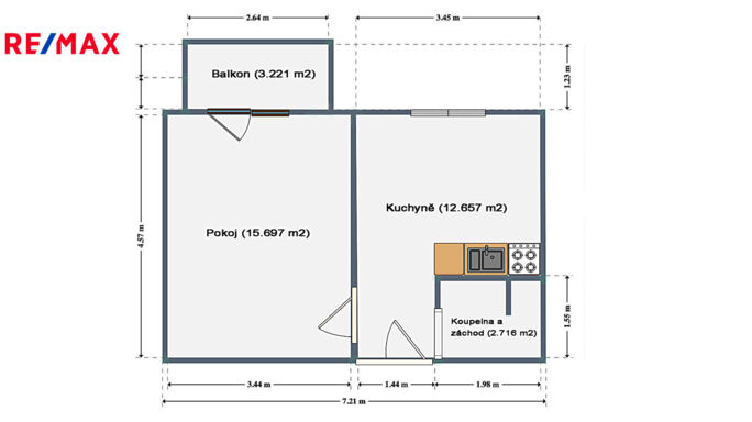 Prodej bytu 1+1, 30 m2, Brno - obrázek 9