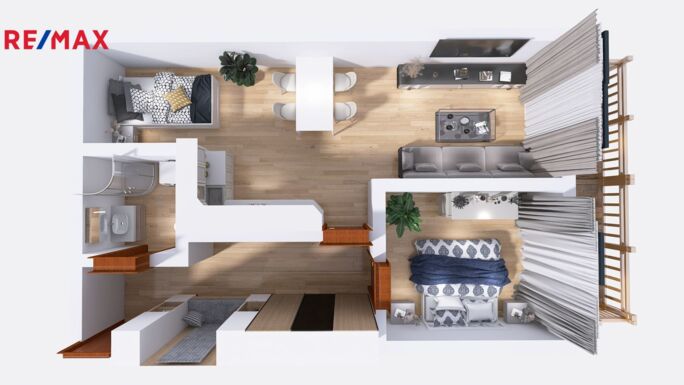 Prodej bytu 2+kk, 50 m2, Merklín - obrázek 15