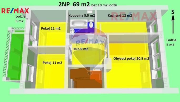 Pronájem bytu 3+1, 79 m2, Jedovnice - obrázek 2