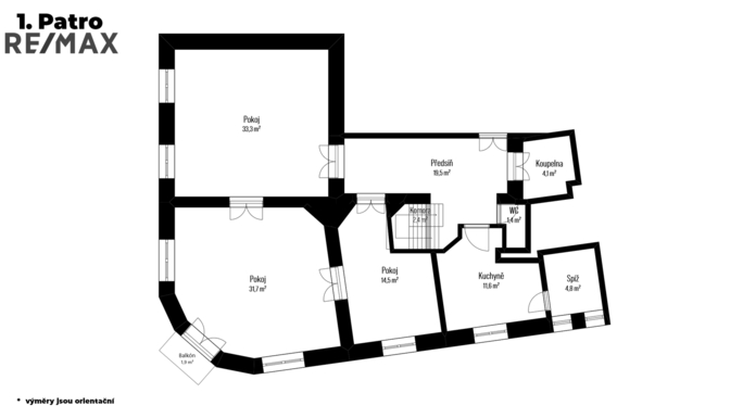 Prodej bytu 6 a více, 179,14 m2, Brno - obrázek 3