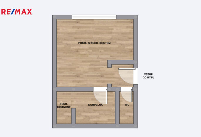 Pronájem bytu 1+kk, 27 m2, Praha - obrázek 15
