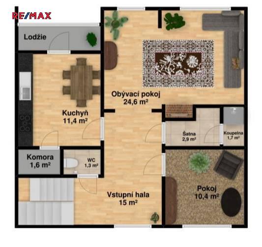 Prodej třípodlažního  rodinného domu 6 + 1 + technické místnosti - obrázek 5