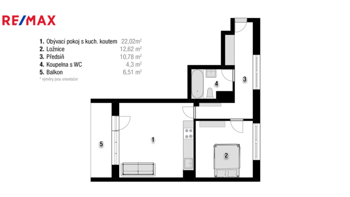 Pronájem bytu 2+kk, 56,23 m2, Brno - obrázek 30