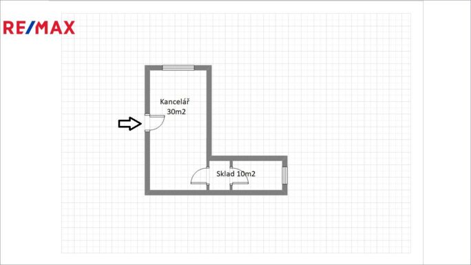 Pronájem prostoru kanceláří, 40 m2, Moravský Krumlov - obrázek 3