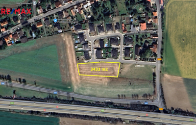 Prodej pozemku pro komerční výstavbu, 3433 m2, Pletený Újezd