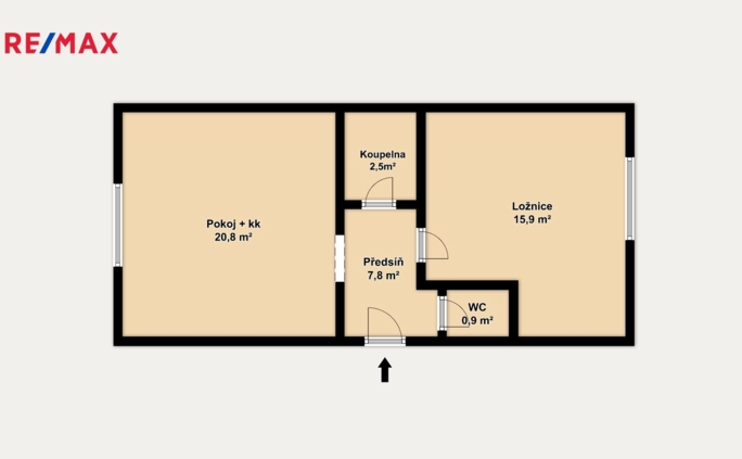 Prodej bytu 2+kk, 46 m2, Brno - obrázek 14