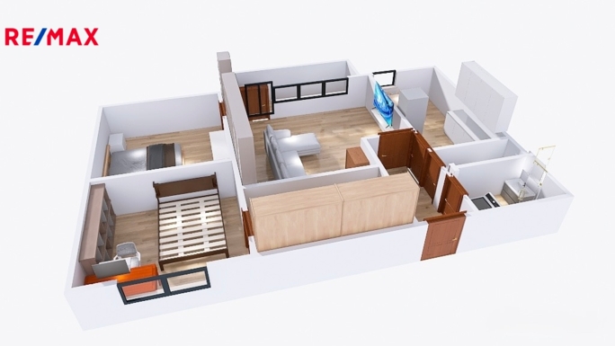 Pronájem bytu 3+1, 77,5 m2, Brno - obrázek 26