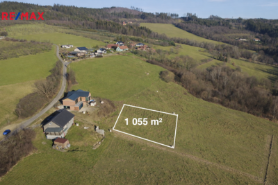 Prodej pozemku pro bydlení, 1055 m2, Jablůnka