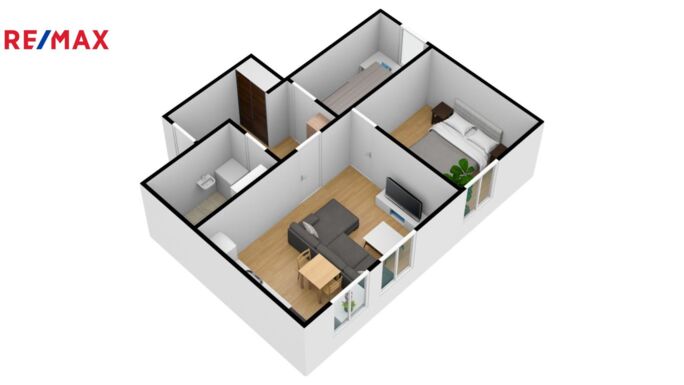 Prodej bytu 3+kk, 53 m2, Pohořelice - obrázek 6