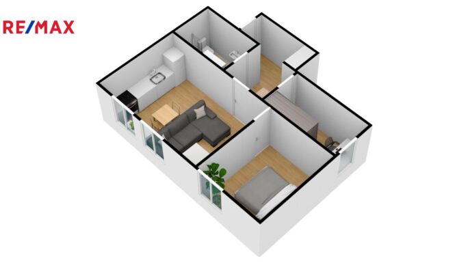 Prodej bytu 3+kk, 53 m2, Pohořelice - obrázek 5