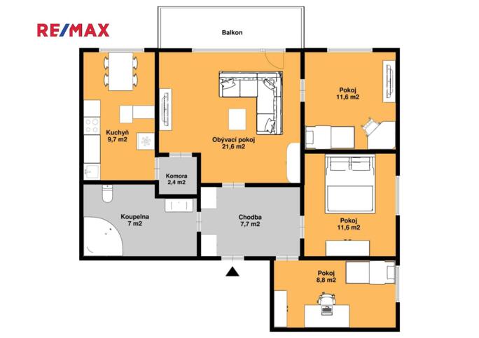 Prodej byt v OV 4+1 80m2, Brno-Líšeň - obrázek 23