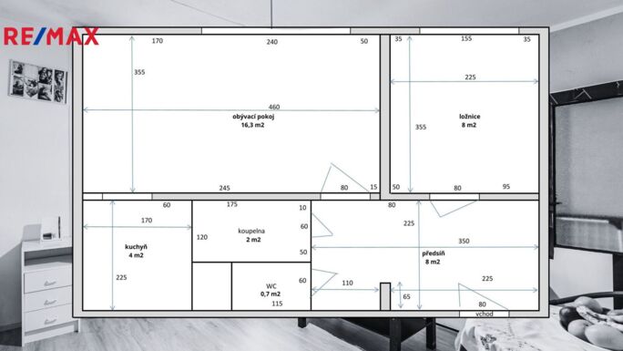 Prodej bytu 2+1, 40 m2, Brno - obrázek 3