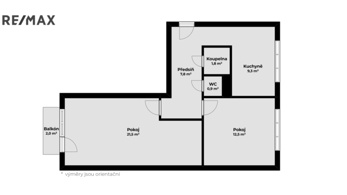 Prodej bytu 2+1, 55,22 m2, Brno - obrázek 3