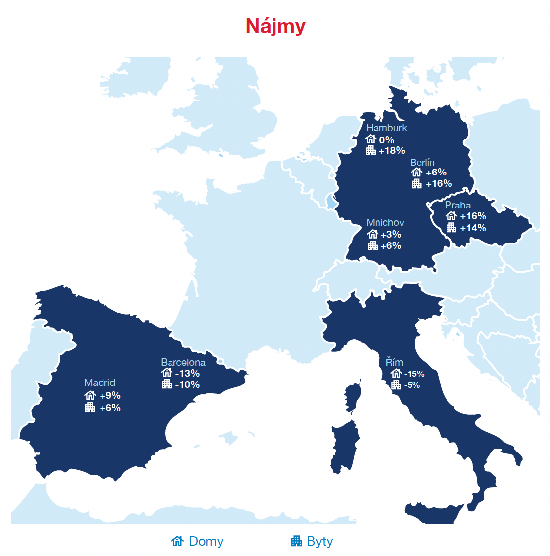 mapa nájmů