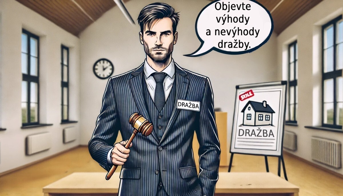 Objevte výhody a nevýhody dražby nemovitosti.