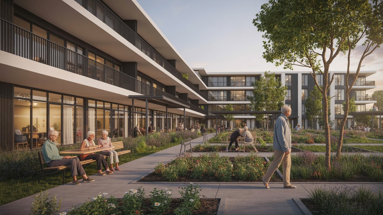 moderní seniorský komplex moderní seniorský komplex