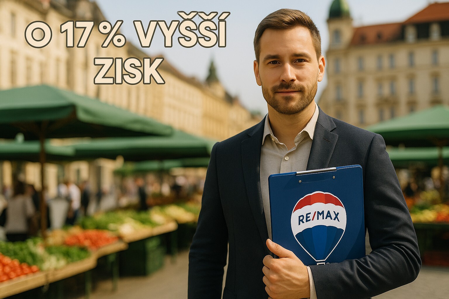 Spolupráce s RE/MAX Delux přináší až o 17 % vyšší zisk Spolupráce s RE/MAX Delux přináší až o 17 % vyšší zisk