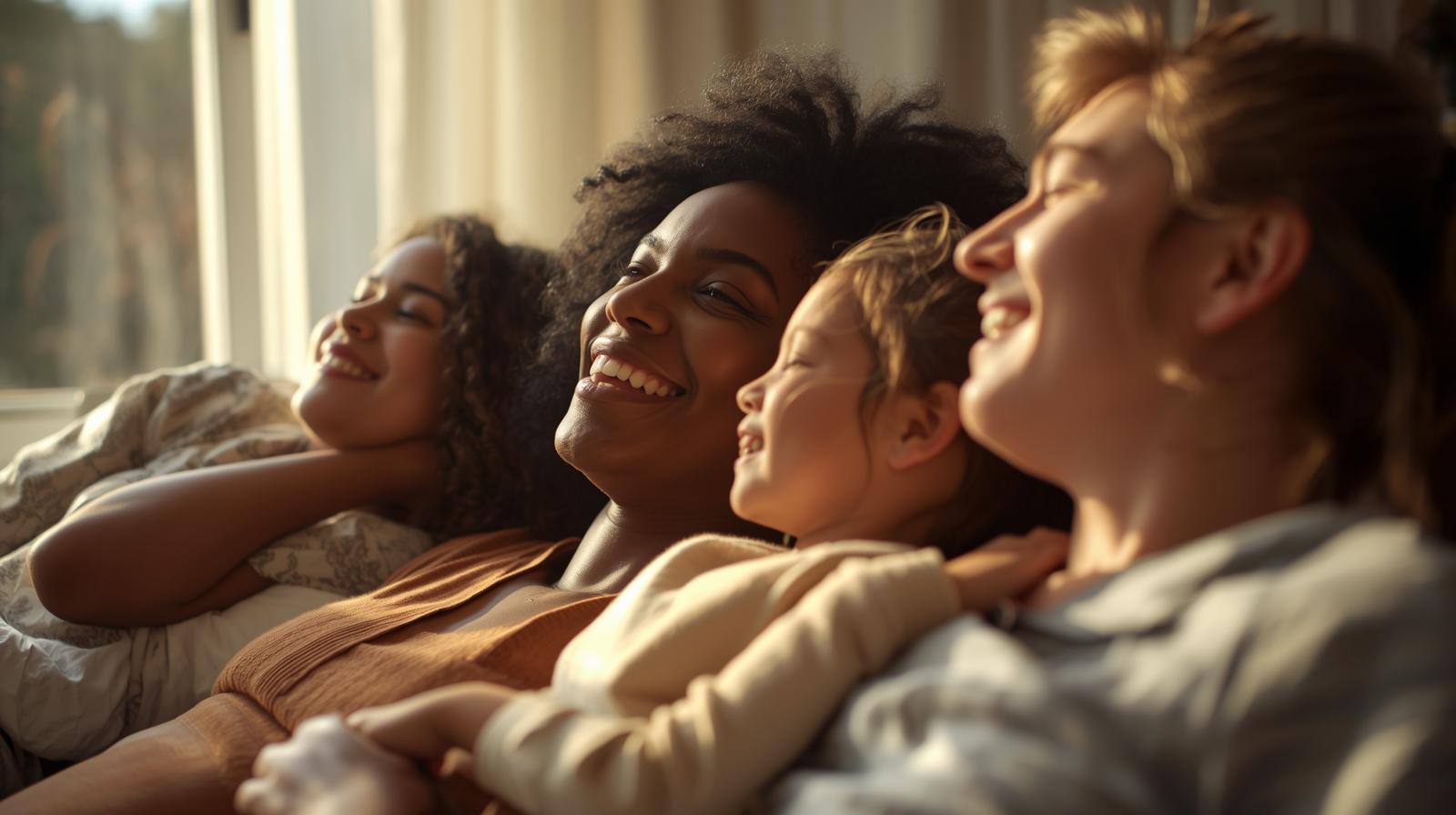 šťastná rodina společně