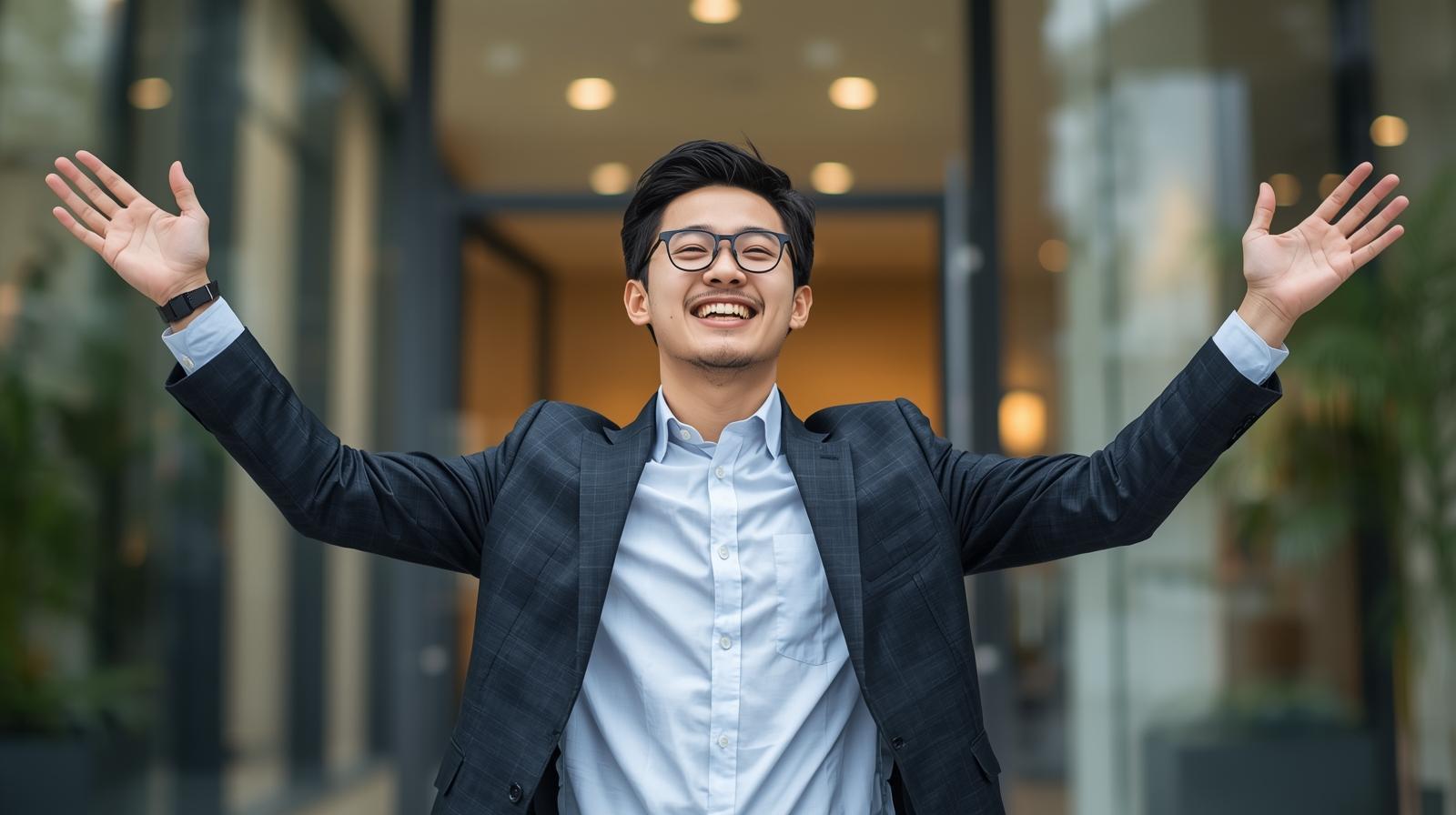 šťastný realitní makléř šťastný realitní makléř