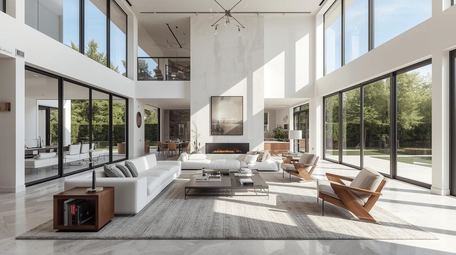 modern&iacute; interi&eacute;r v domě na prodej