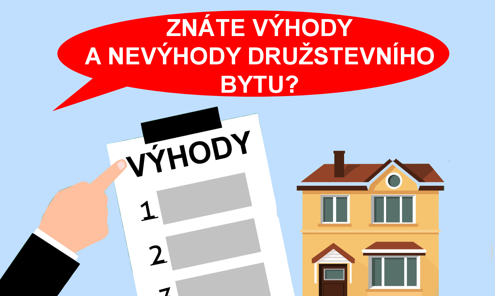 Výhody a nevýhody družstevního bytu